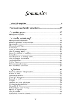 Recettes et menus pour la maladie de Crohn