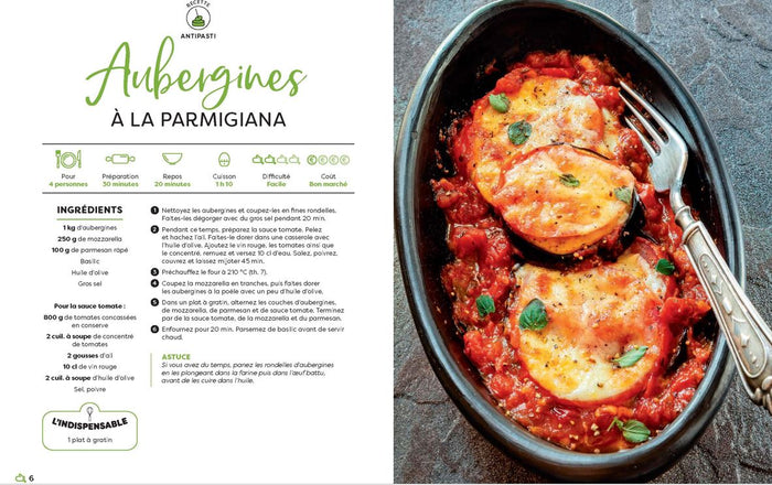 La cuisine italienne en 60 recettes faciles et rapides