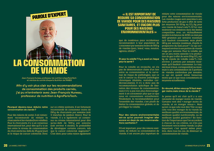 Je mange pour le futur