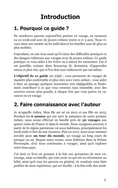 Voyager avec bébé