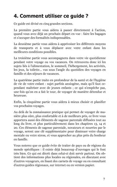 Voyager avec bébé