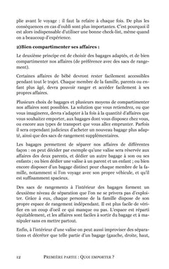 Voyager avec bébé