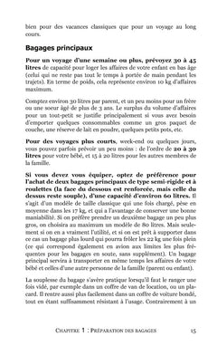 Voyager avec bébé