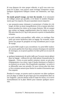 Voyager avec bébé