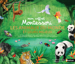 Coffret Montessori: Les animaux du monde et leurs milieux