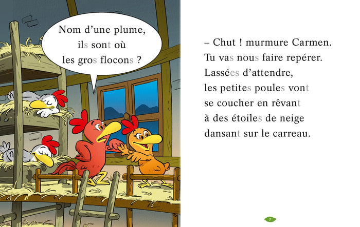 Carmen, Carmélito et les poules de neige