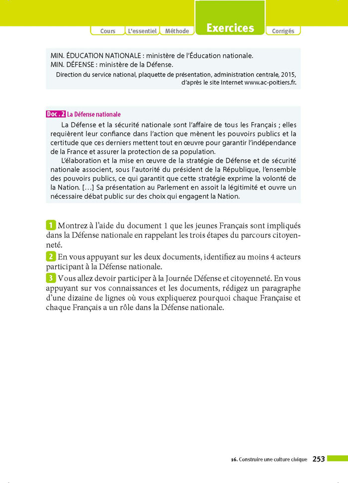Histoire-Géographie / EMC (Enseignement moral et civique) 3e - ABC Réussite - Le Brevet efficace