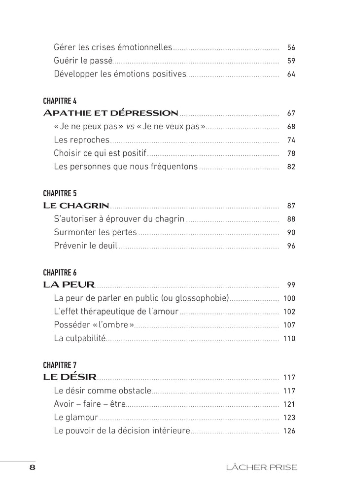 Lâcher prise - Le plus court chemin pour se libérer des blocages