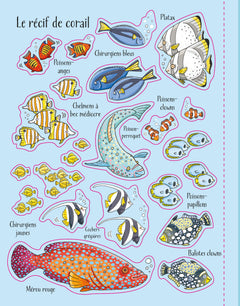Sous la mer - Premiers autocollants