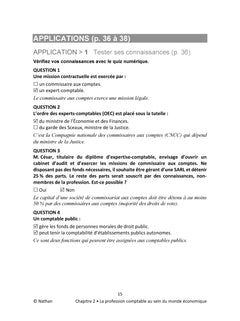 Comptabilité - DCG - Épreuve 9 - Corrigés applications 2026-2027