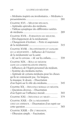 Le livre des médiums