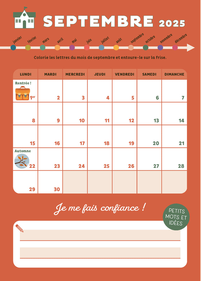 Mon agenda 2025-2026