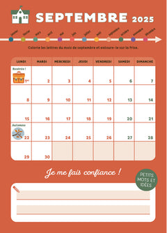 Mon agenda 2025-2026