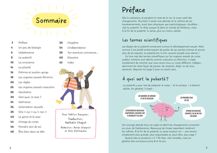 La puberté - L'adolescence, le corps et la sexualité