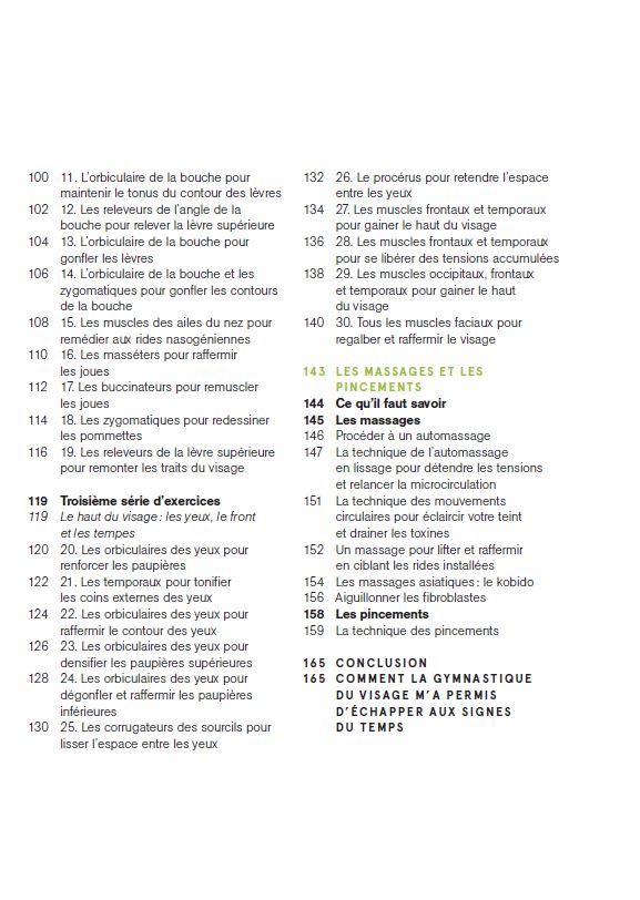 La gymnastique faciale