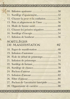 Les Potions de Sorcière - Sortilèges, incantations et remèdes naturels