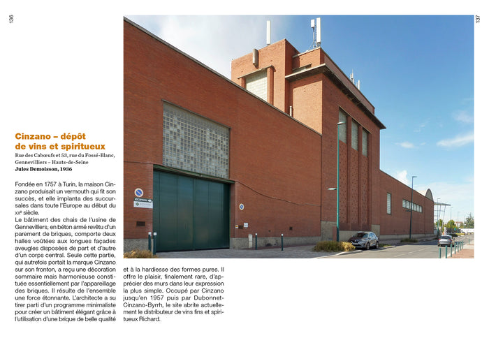 architectures industrielles, Paris et environs - 100 bâtiments remarquables