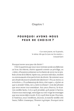 La peur de choisir