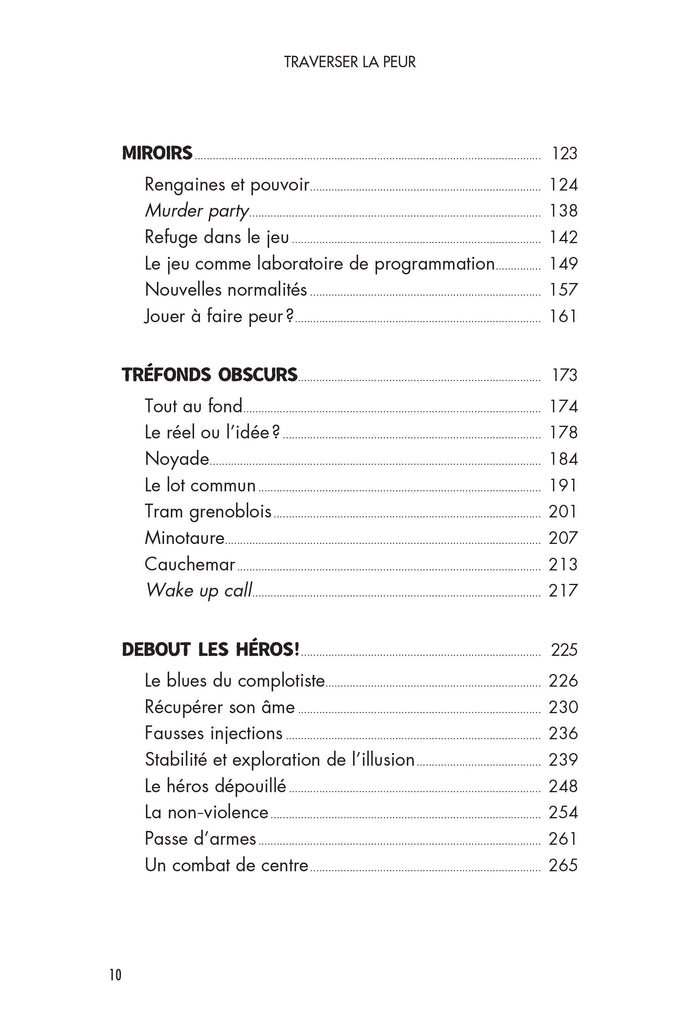 Traverser la peur - L'odyssée du réel