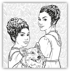 Livre de coloriage officiel Bridgerton