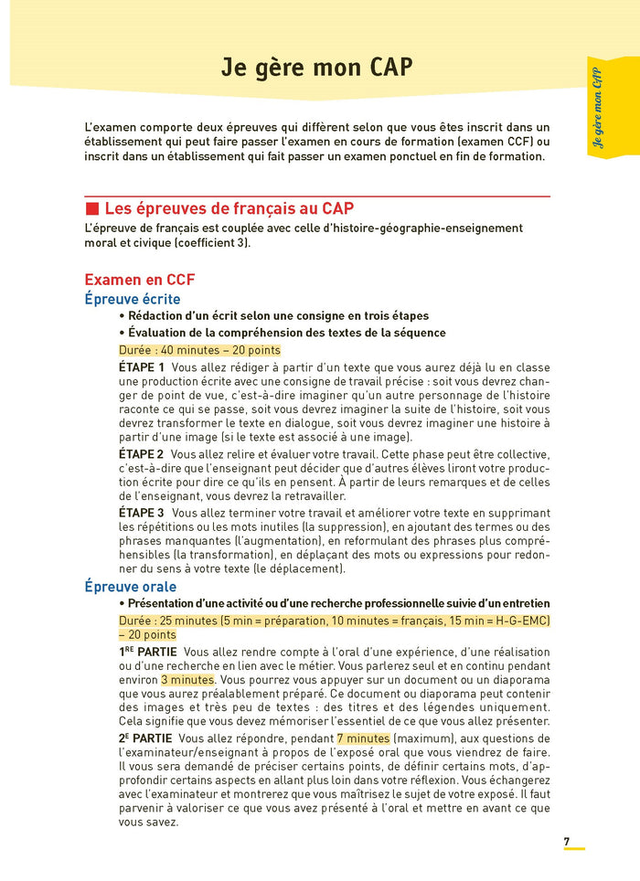 Toutes les matières générales CAP - Réflexe N° 20