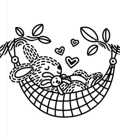 Les petits lapins - Ma première peinture magique