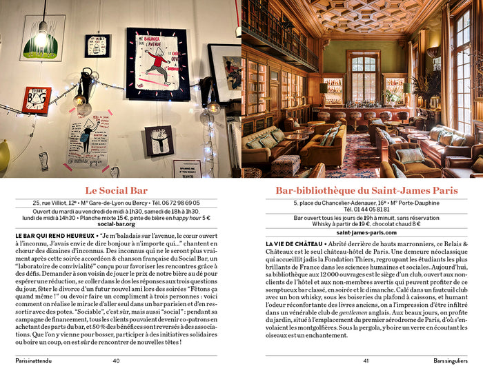 Paris inattendu - 100 lieux secrets et enchanteurs