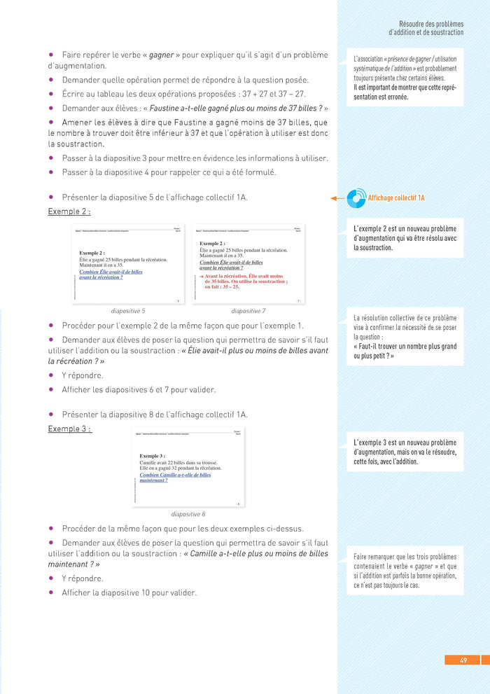 Résoudre des problèmes CM1