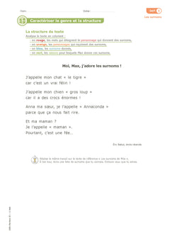 15 défis d'écriture CE1-CE2