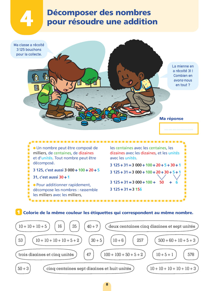 Mon cahier de calcul mental CE1-CE2