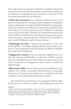 Comprendre et appliquer l'enseignement explicite en classe et à l'école