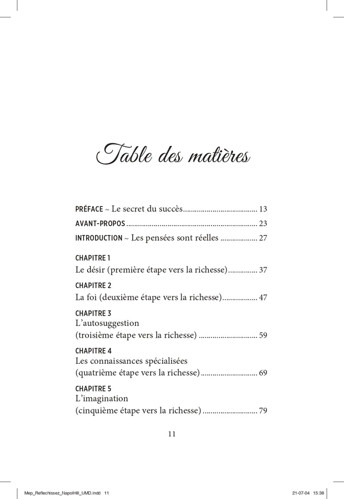 Réfléchissez et devenez riche