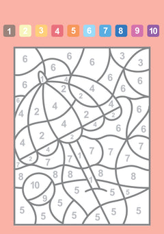 Mon bloc de coloriages magiques - La mer