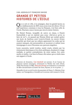 GRANDE et petites histoires de l'école