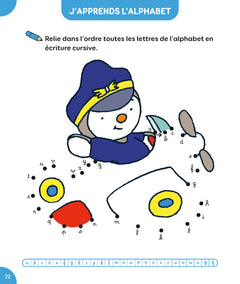 T'choupi Mes points à relier - Lettres et nombres 4-5 ans MS