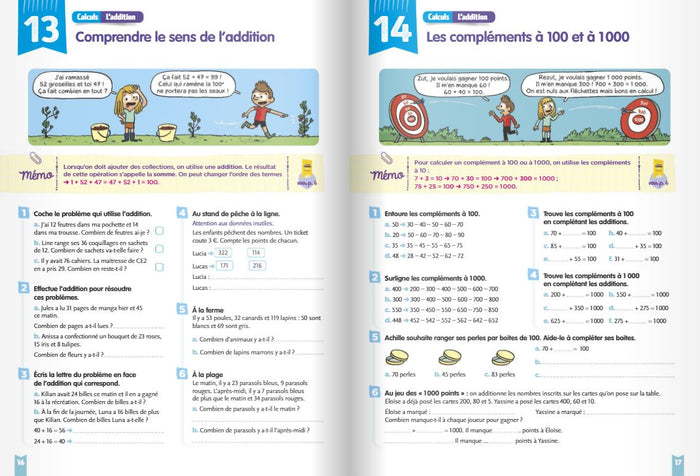 Maths CE2 : Mon cahier pour la maison