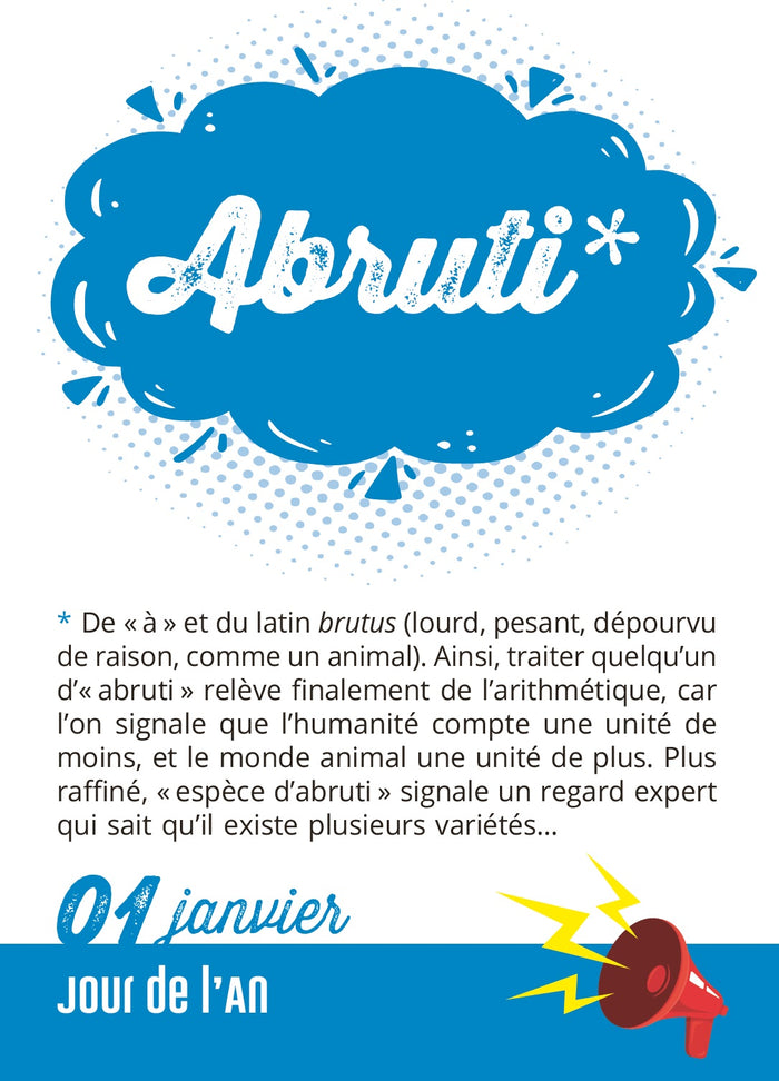 Le Petit 365 gros mots et jurons