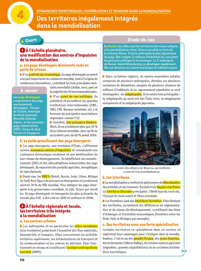 Mon année de Tle Enseignements communs