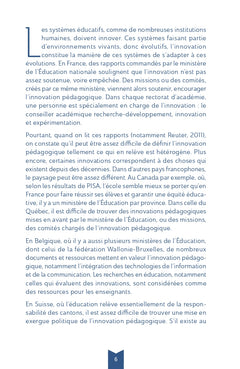 L'innovation pédagogique