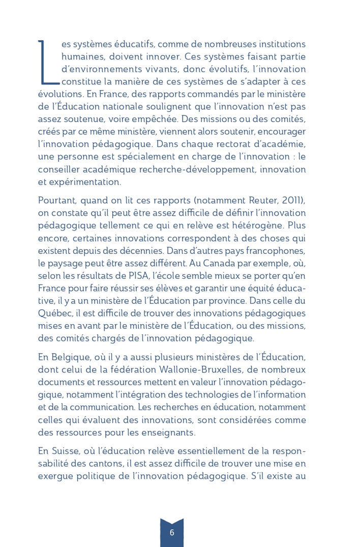 L'innovation pédagogique