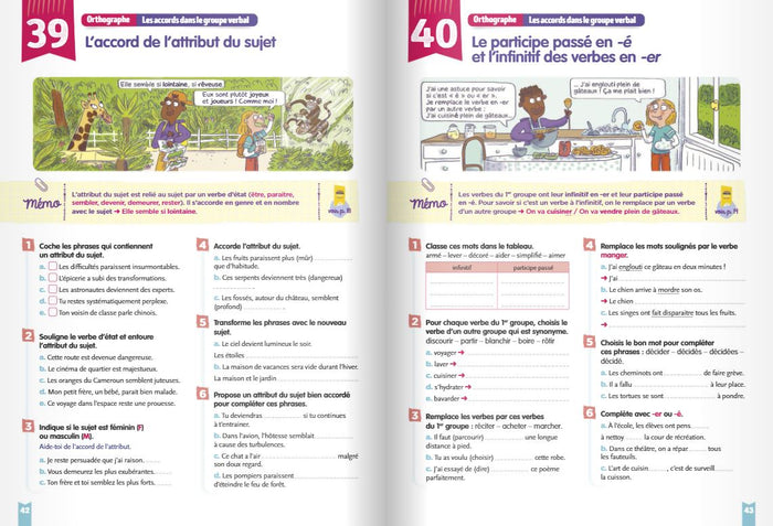 Français CM2 : Mon cahier pour la maison