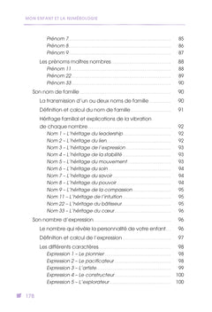 Mon enfant et la numérologie