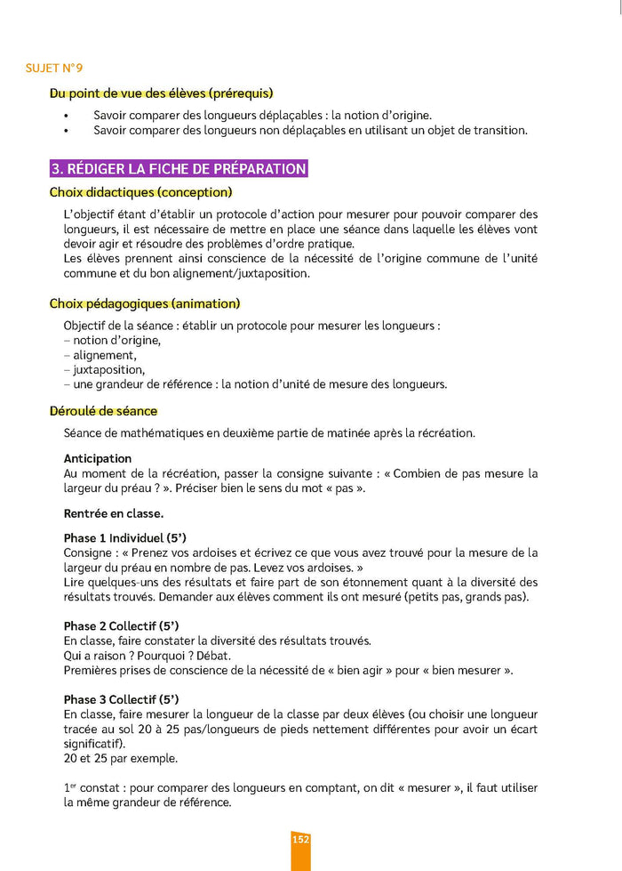 Réussir mon CRPE épreuve orale admission Maths