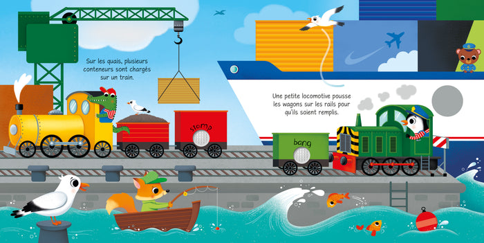 Les trains - Mon livre sonore à toucher