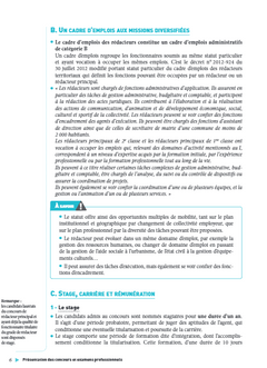 Rédacteur territorial et Rédacteur principal 2023/2024
