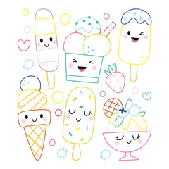 Mes jolis colos - vacances et gourmandises kawaii