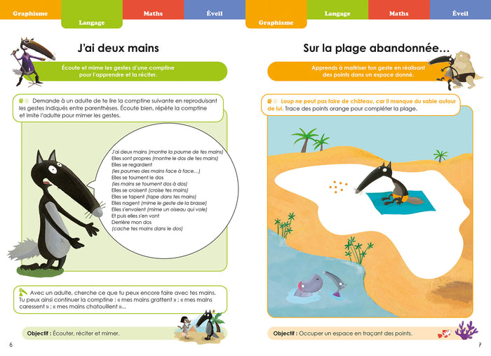 Je rentre en première maternelle avec Loup