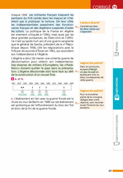 Annales Brevet Histoire Géographie Enseignement Moral et Civique 2025 - Corrigé