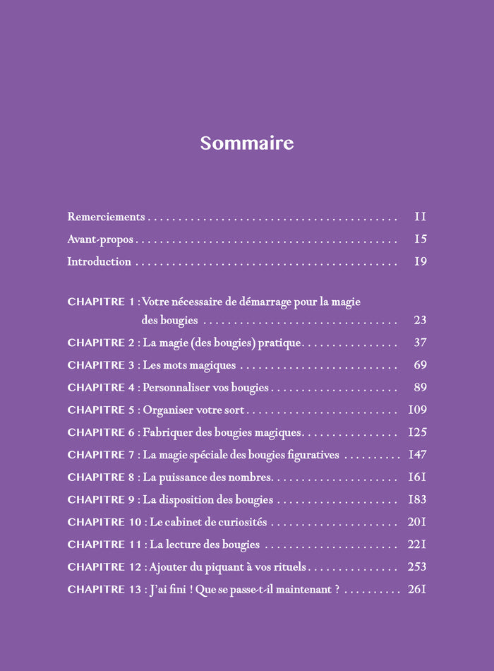 Mes rituels magiques avec des bougies