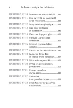 La force cosmique des habitudes